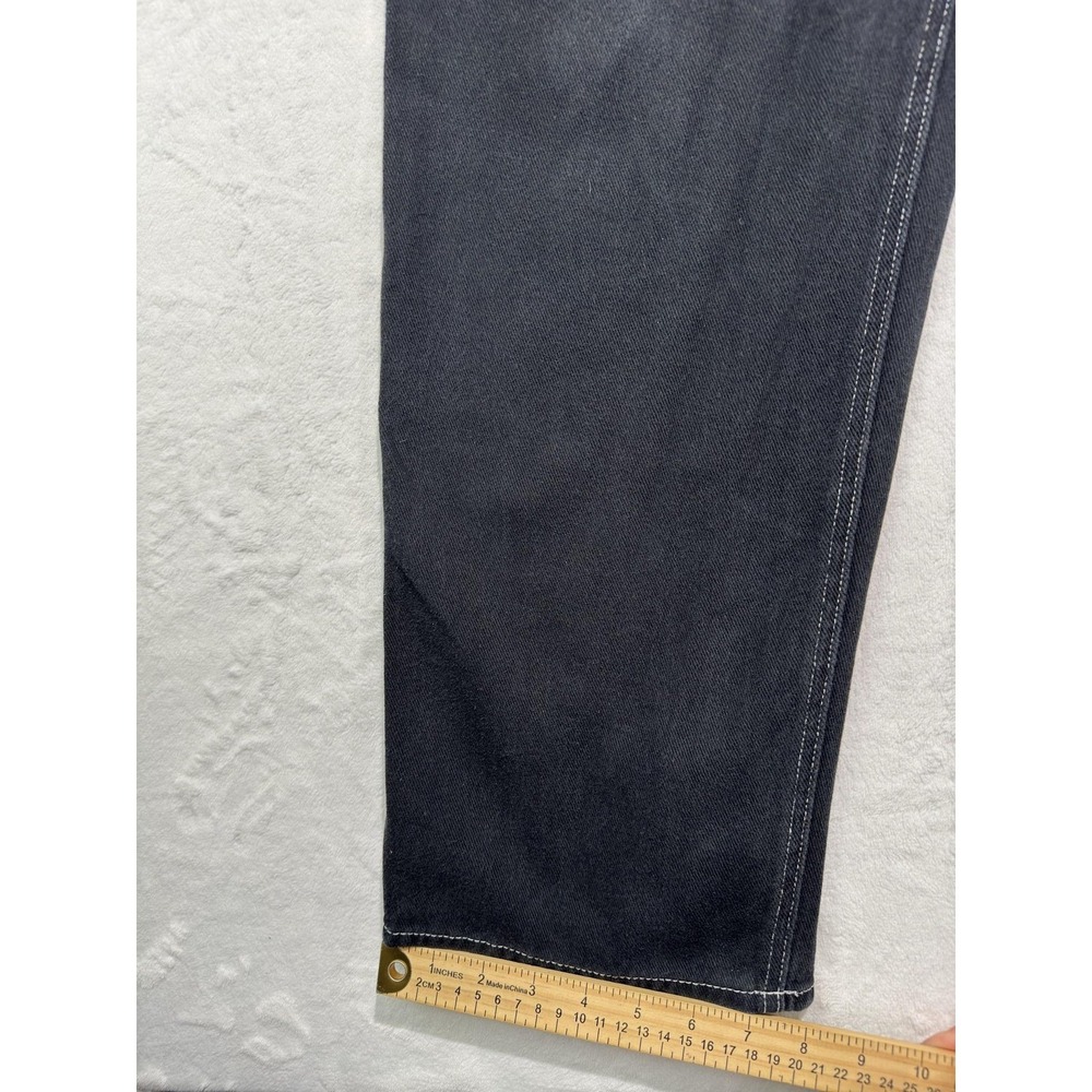 CMPURE Jeans Mens 32x30 Black Denim Relaxed Fit Straight Leg Dark Wash Casual - Picture 5 of 9